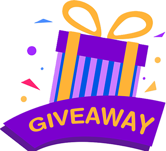 Giveqaway

Purple giftbox with gold ribbon and bow witha a purple banner underneath that says giveaway in gold letters.
