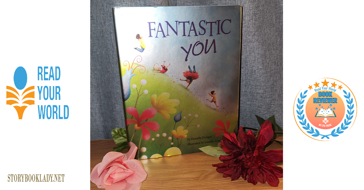 photograph , plu the graphics for the Read Your World logo and the 2026 Reviewer badge.Fantastic You book with flowers
