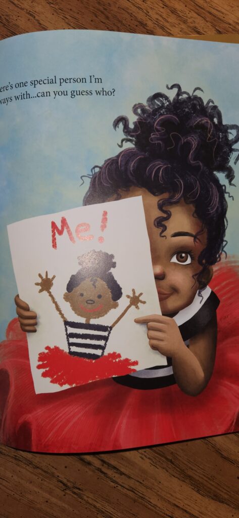 Photograph of page from "Fantastic You" 
There's one special person I am always with....Can you guess who? Me! 