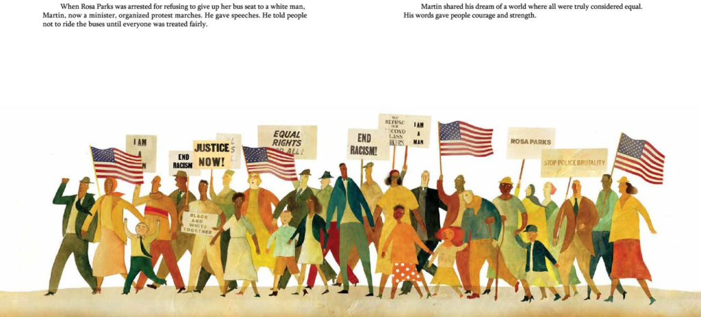 Protest March after the arrest of Rosa Parks