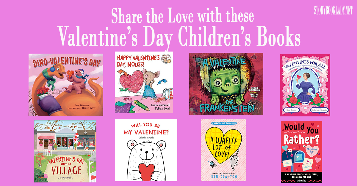 Pictured eight Valentine's Day children's books