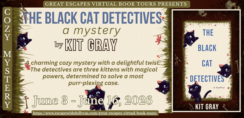 The Black Cat Detectives by Kit Gray and Author Guest Post