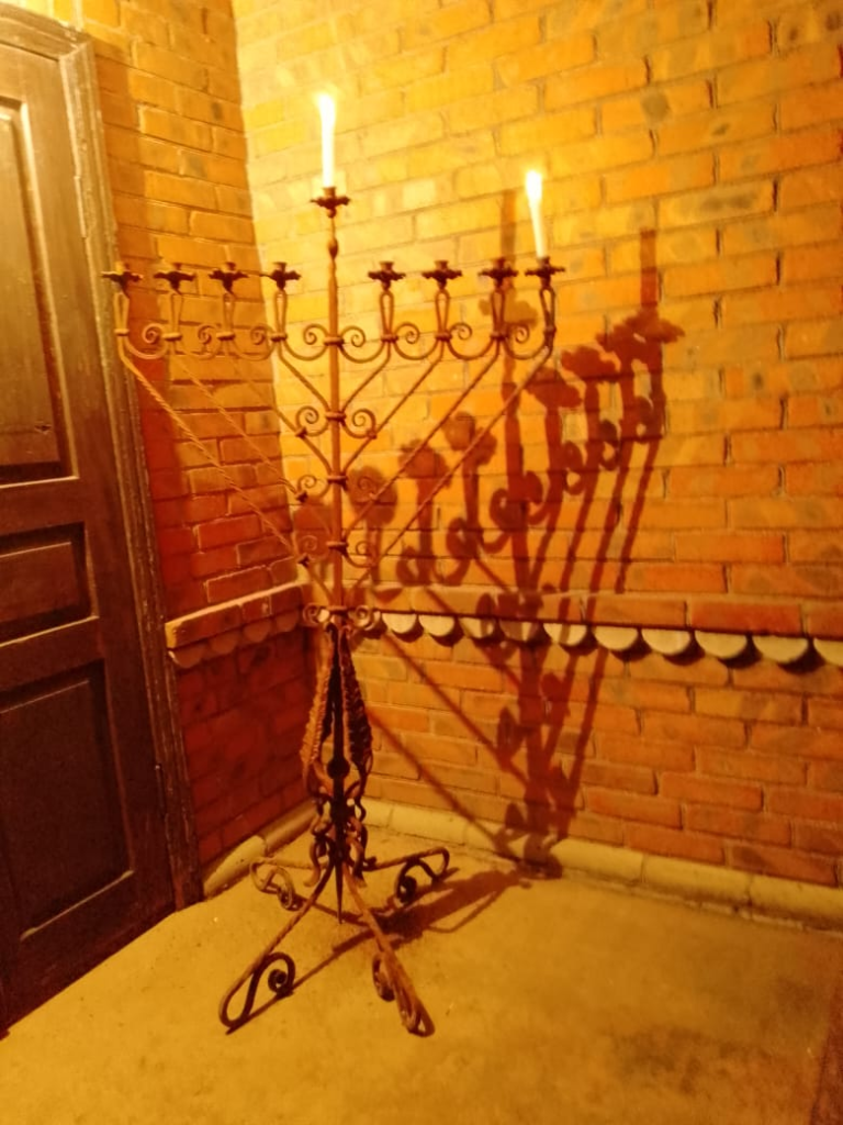 Menorah in Mariupol before the war.