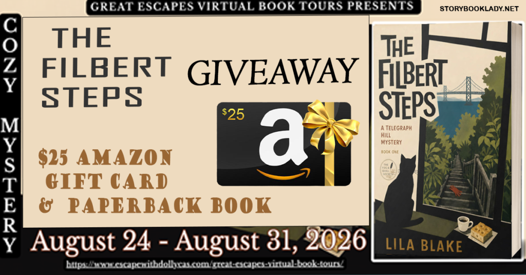 Lila Blake Author of Filbert Steps Discusses Creating a Middle Age Protagonist 5 Filbert Steps Giveaway